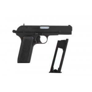 Страйкбольный пистолет SR33 CO2 Pistol Replica - Black (STTI)